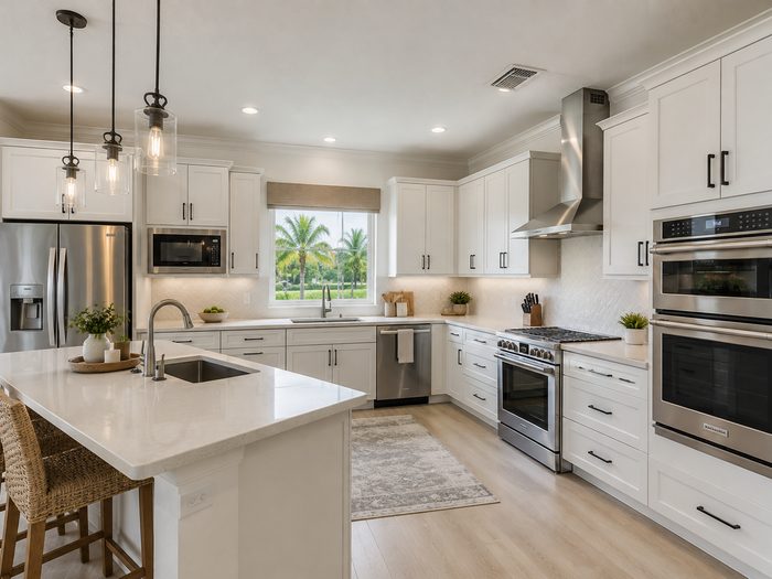 Fully equipped Central Florida kitchen with major appliances